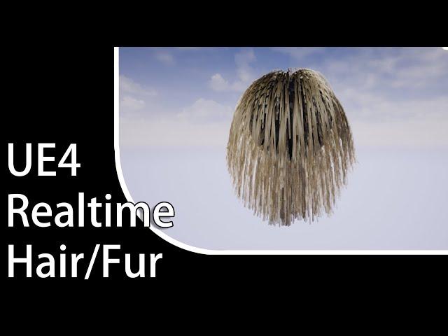 UE4 Realtime Hair/Fur - TUTORIAL - 3ds max to Unreal Engine 4