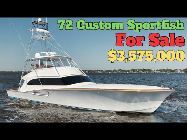 Custom Jim Smith Convertible Sportfishing Boat For Sale - Walkthrough