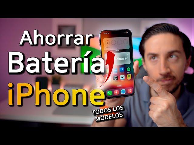 Mi iPhone DESCARGA Batería MUY RAPIDO🪫 SOLUCIONES Cómo Ahorrar batería