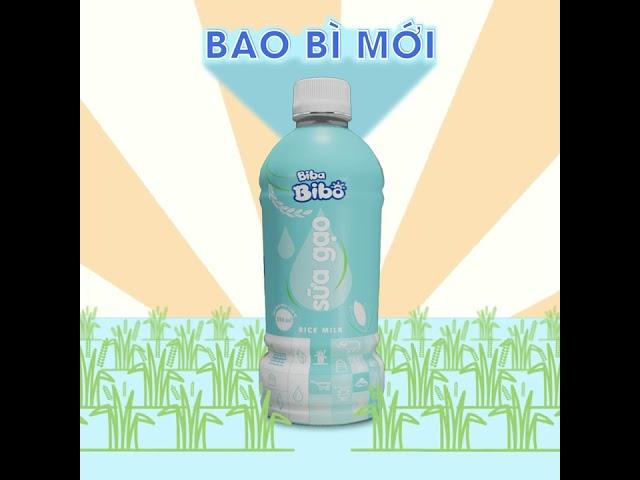  BAO BÌ MỚI, CHẤT LƯỢNG VƯỢT TRỘI CỦA SỮA GẠO BIBABIBO