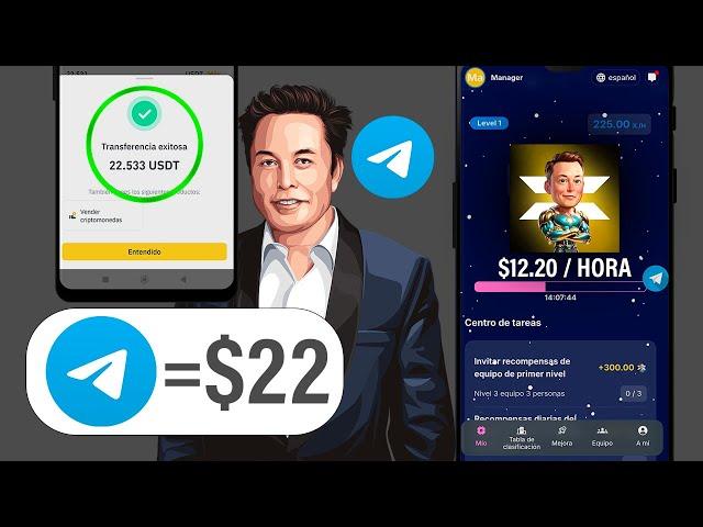 YA se PUEDE RETIRAR! (+22.50 USDT) El AIDROP de ELON MUSK que MAS DINERO esta Regalando GRATIS