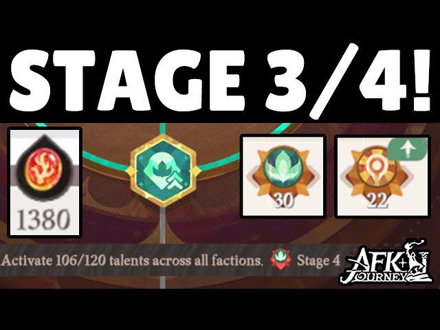 GUIDE: Which STAGE 3 & 4 Faction Talents Are THE BEST!? AFK Journey