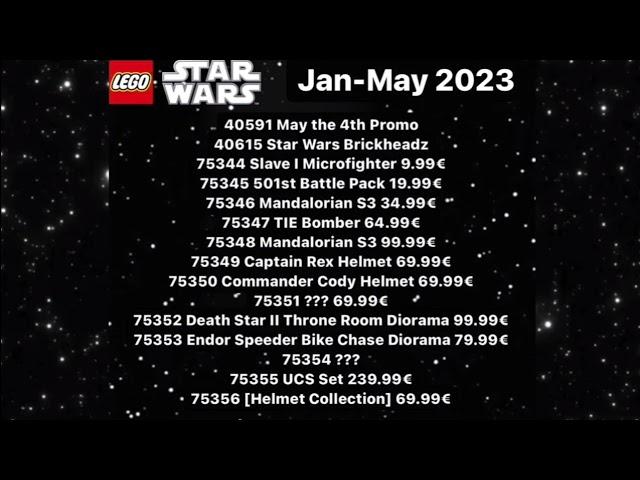 Все новости и слухи Lego Star Wars! БЕЗУМНЫЕ НОВИНКИ И ПЕРЕЗАПУСКИ! 2023 LEGO WINTER/ЗИМА