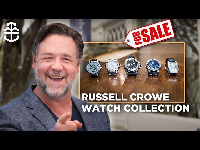 Russell Crowe tells the story of his watches, before SELLING!