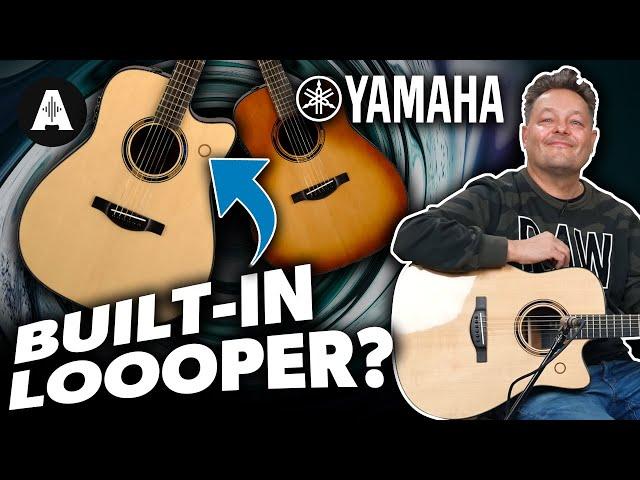 Acoustic Guitar with Built-In Looper & FX, No Speaker Required? - Yamaha TAG3C