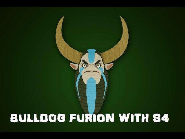 Bulldog plays furion with s4