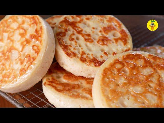 Traditional Homemade British Crumpet Recipe