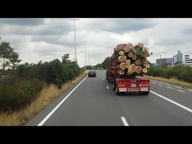 1400 km - 4 days in 3 minutes - HD Trucking Timelapse