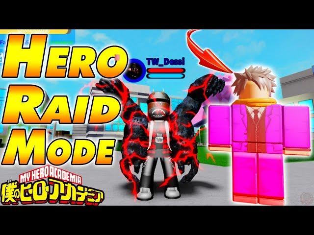 New Hero Raid Mode, Bosses | Boku No Roblox Remastered