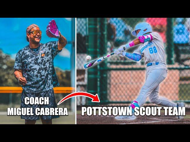 Pottstown Scout Team Hits 10 HOME RUNS in ONE GAME And Gets Coached By Miguel Cabrera!