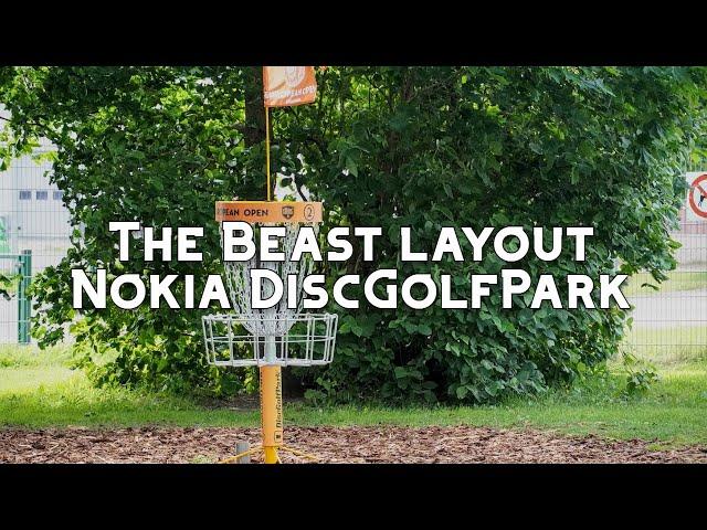 The Beast Layout, Nokia DiscGolfPark, treenikierros