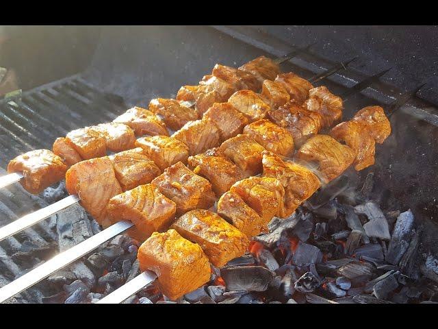 persian mahi kabab / Salmon kabob / fish kebab