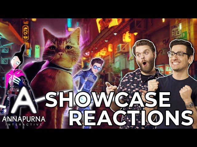 Annapurna Interactive Showcase REACTIONS | Amazing Games! | Co-Op Comedy Reacts