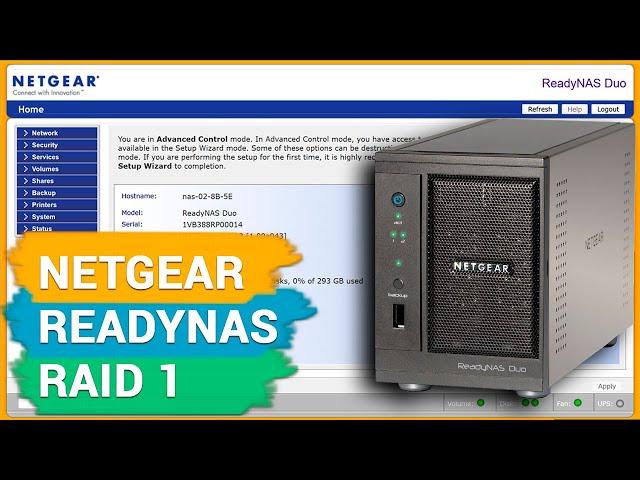 Как восстановить данные с разрушенного массива RAID 1 Netgear ReadyNAS Duo RND2000