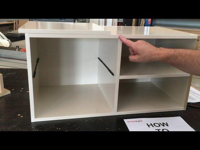 How To Install Shelving using Striplox Shelflox Extendable (Closet, Furniture and Bookcase shelves)