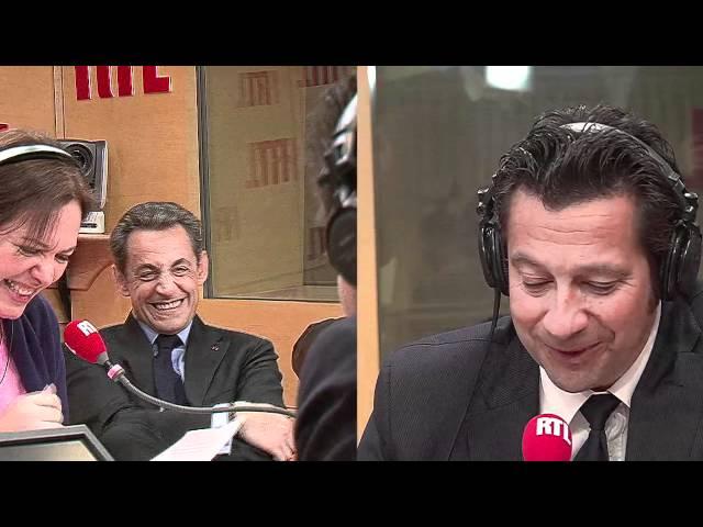 La chronique de Laurent Gerra devant Nicolas Sarkozy (réalisation Gaya Bécaud) - RTL - RTL