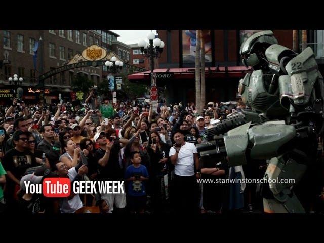 Giant Robot - YouTube Geek Week - Stan Winston School - 2000 Man Hours in 2 Minutes