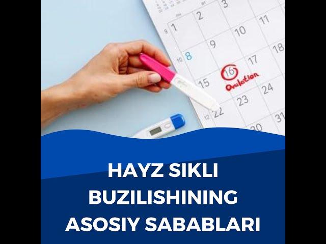 Hayz sikli buzilishining asosiy sabablari.   #eko #bepushtlik #homiladorlik #davolash #kista #donor