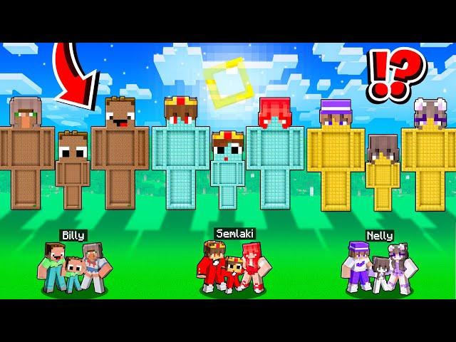 Semlaki Familie vs Billy Familie vs Nelly Familie GEHEIME BASIS Challenge in Minecraft!