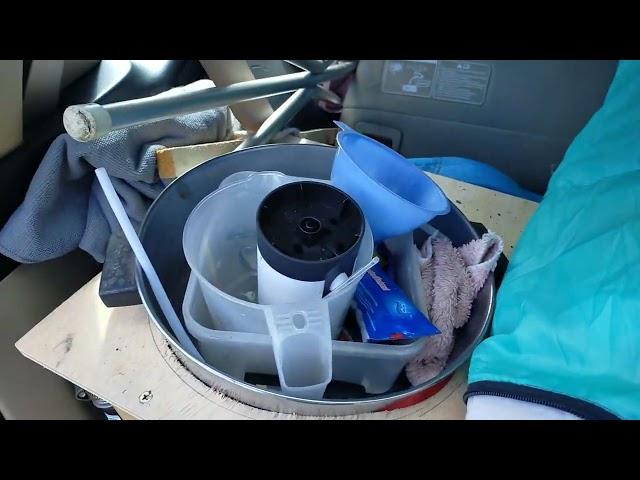 solar setup in my Honda Odyssey campervan