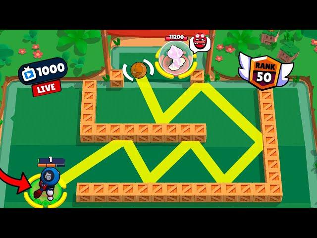 CRAZY TRICKSHOTS RANK 50! | Brawl Stars 2024 Funny Moments & Glitches & Fails 1359