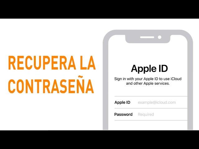 Cómo recuperar la contraseña del Apple ID