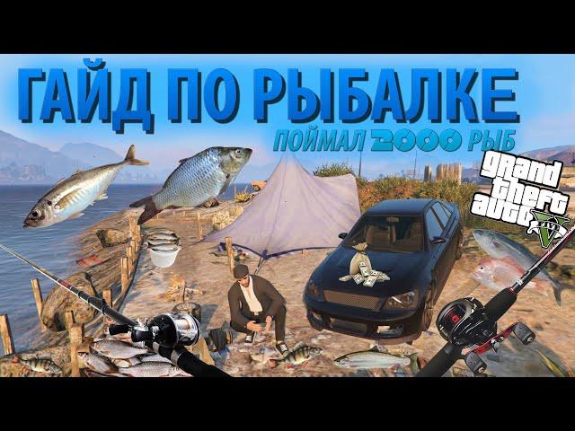 Гайд по Рыбалке. Поймал 2000 рыб. Что получил? GTA 5 RP 