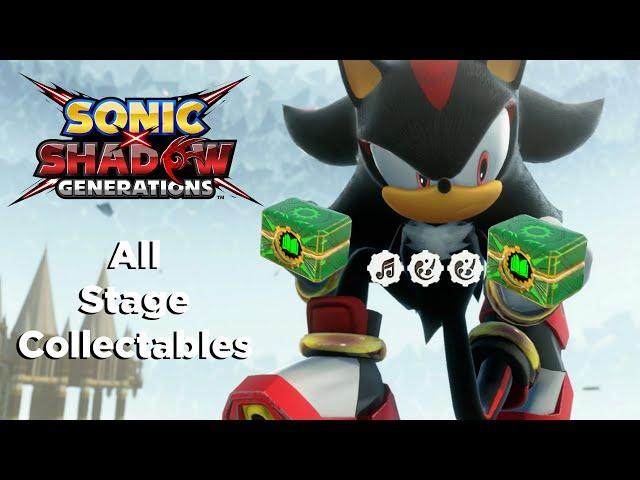 Sonic X Shadow Generation - All Shadow Stage Collectables