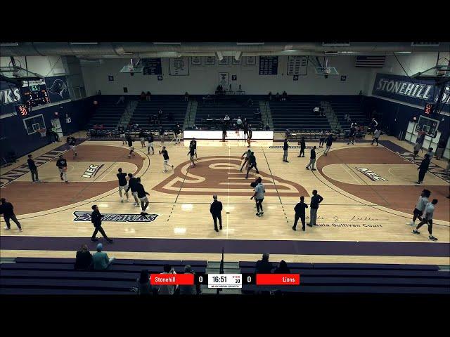 Stonehill Skyhawks vs Texas A&M Commerce Lions || NCAA D1 Men's Basketball || November 25, 2024 