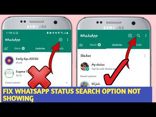 How to Fix WhatsApp Status Search Option Not Showing (can't search Status in whatsapp problem fixed)