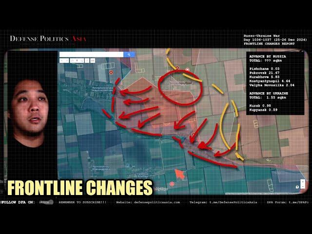 POKROVSK FRT'S BURNING; V.Novosilka's last road; thats an Ox? | Ukraine War Frontline Changes Report