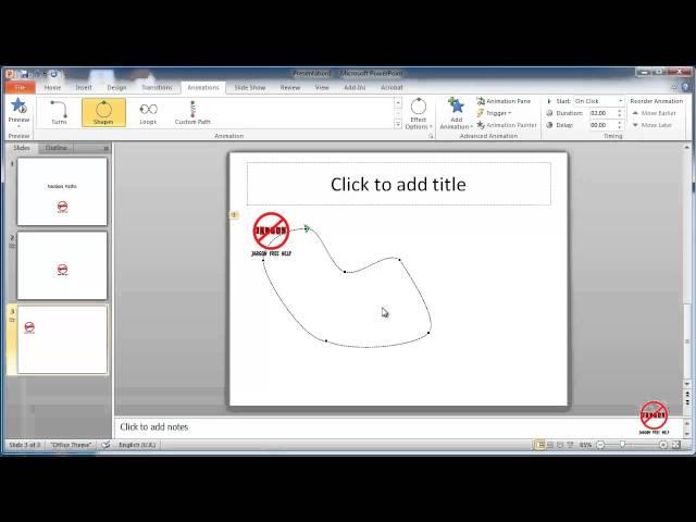 PowerPoint: How to Use Animation with Motion Paths and Custom Paths