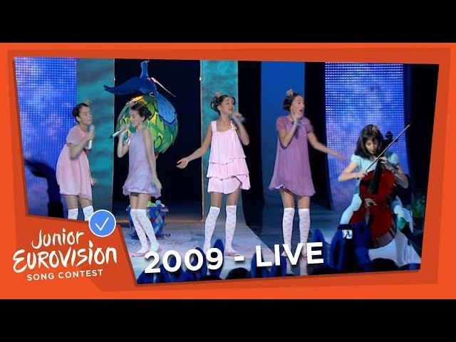 Group Princesses - Blue Bird - Georgia - 2009 Junior Eurovision Song Contest