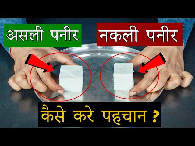 Fake Paneer VS Real Paneer - Testing ( नकली पनीर को कैसे पहचाने )