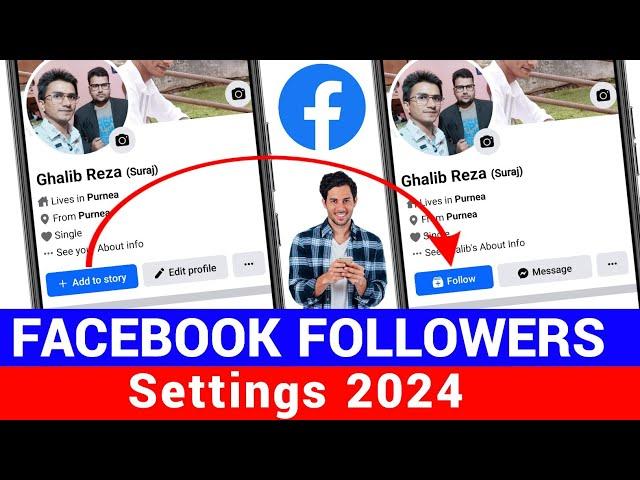 How to activate follower option in facebook account 2024 | Followers on Facebook Settings 2024 