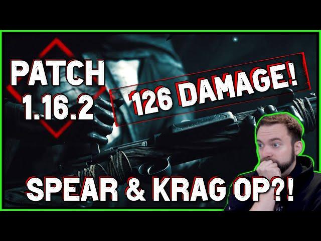 PATCH 1.16.2 - SPEAR IS HERE - KRAG BUFFS and more ... Hunt Patch Notes Video