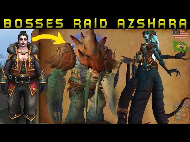 Bosses da Raid Azshara´s Eternal Palace [WoW Rise of Azshara 8.2]