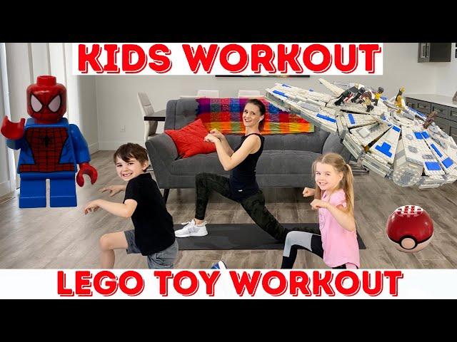 Kids Workout / LEGO TOYS Kids Workout Videos! (age 3 -10)