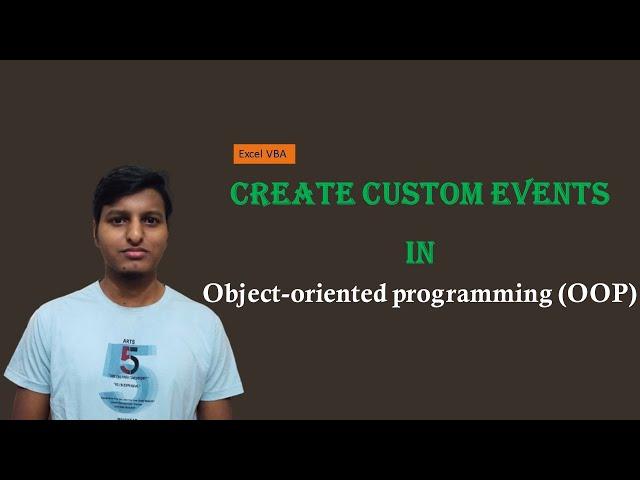 Excel VBA : Create Custom Events In OOP