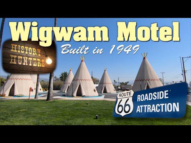 The Unique Wigwam Motel along Route 66 in San Bernardino, California