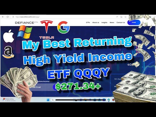 QQQY For High Monthly Dividend Income My BEST Performing High Yield Income ETF & This is WHY