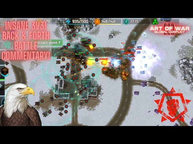 Art of War 3 - E.B.S.G Tracie & Random Players 3v3 Super Battle