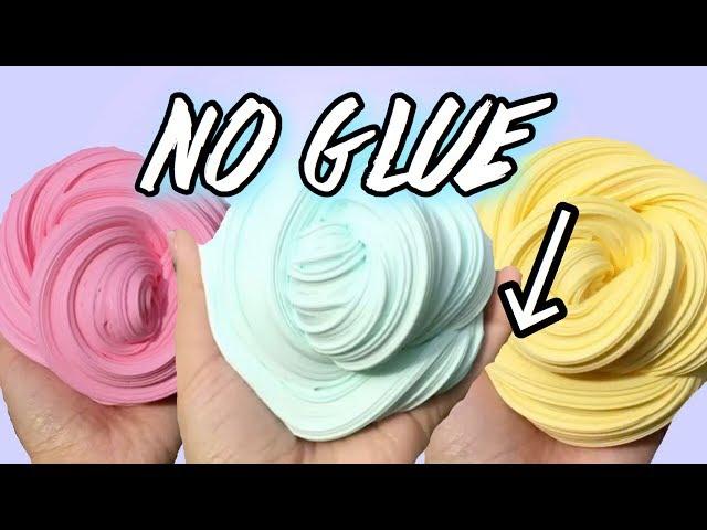 NO GLUE FLUFFY SLIME! How to make the BEST slime WITHOUT GLUE!