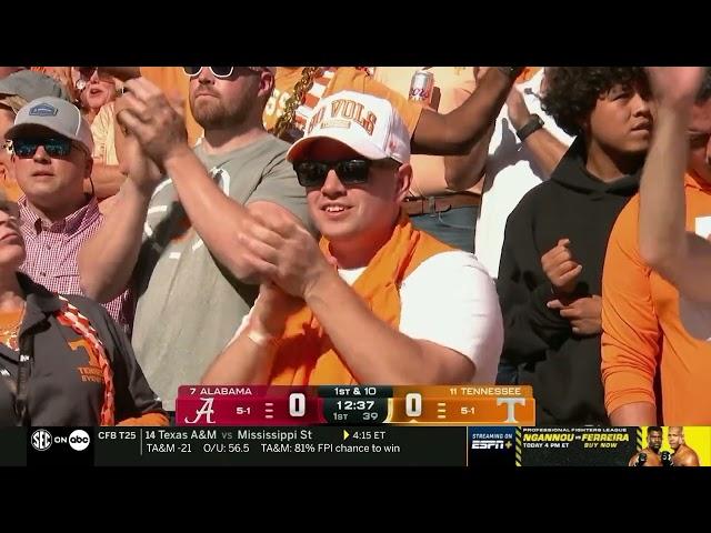 #11 Tennessee vs #7 Alabama (full game video) | 2024 Tennessee Vols Football