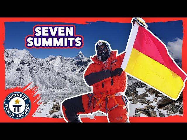 Steven Plain: Fastest time to climb the Seven Summits - Guinness World Records