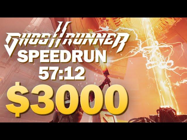 The $3000 Ghostrunner 2 Speedrun (Any% Unrestricted 57:12) [FWR]