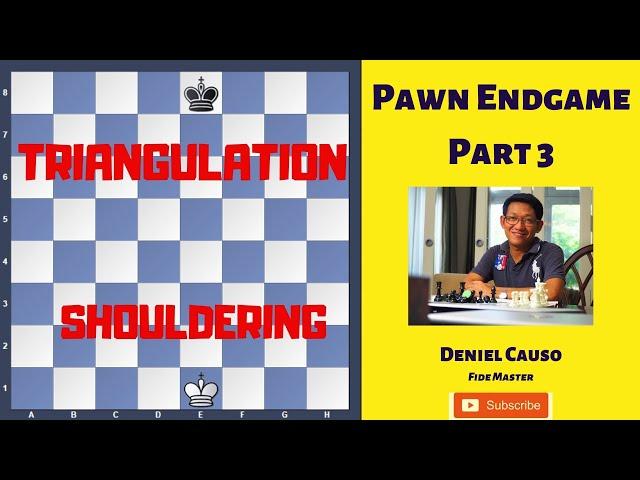 PAWN ENDGAME YOU MUST KNOW! TRIANGULATION AND SHOULDERING EXPLAINED! Part 3!