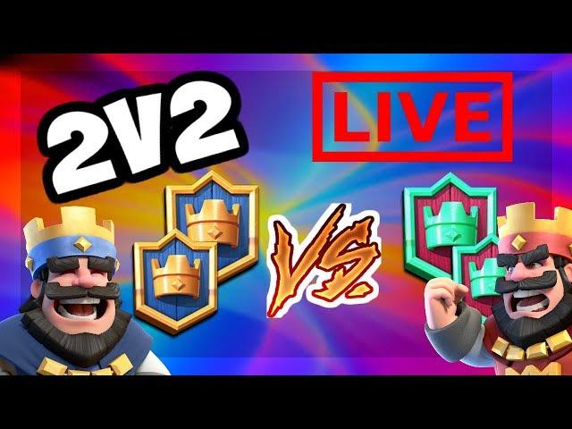 2v2 Clash Royale CHALLENGES!!! |  | Clash Royale Live!