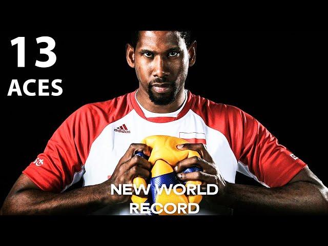 Wilfredo Leon Destroys Serbia with 13 Aces | VNL 2021 | New Record in Volleyball History