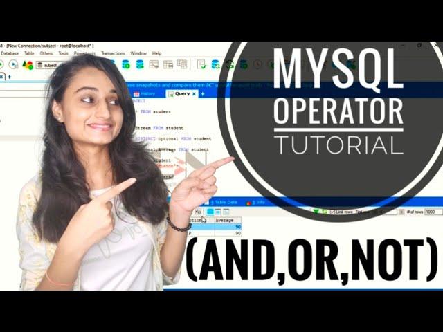 AND,OR and NOT operator in MySQL|| MySQL Tutorial || Code With Neha